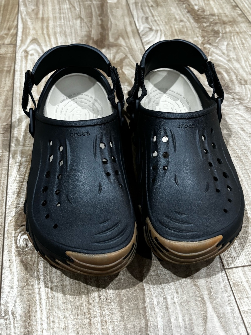 Crocs Echo Gum RO Clogs in black size 12